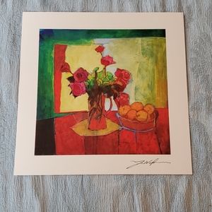 YUVAL WOLFSON, "Breakfast Table" seriolithograph